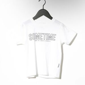 White Kids Short Sleeve Tee by boutique brand Sometime Soon